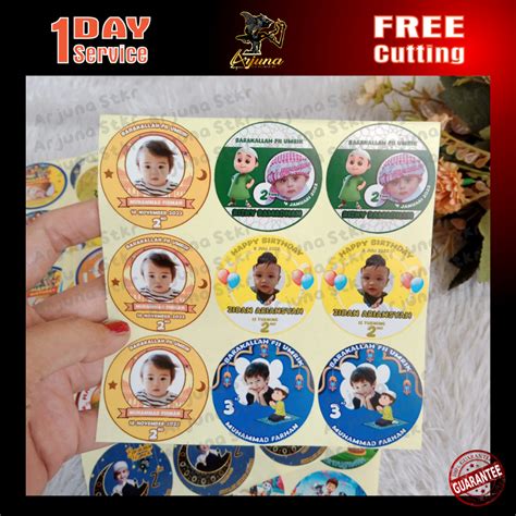 Jual Arjuna Hbd Boy Series Stiker Ulang Tahun Setiker Label Ultah Anak