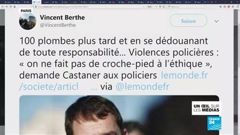 Violences policières en France l exécutif pèse ses mots Un œil sur