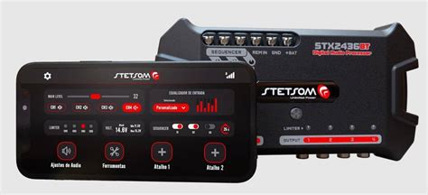 Mesa Processador Áudio Stetsom STX 2436BT Sequenciador