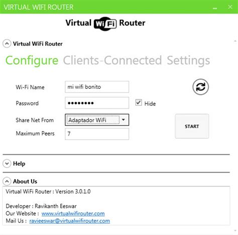 Virtual WiFi Router Untuk Windows Unduh