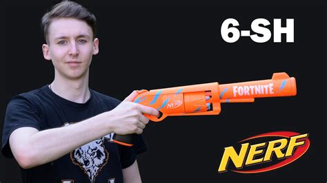 Nerf Fortnite 6 SH Unboxing Review Test MagicBiber Deutsch