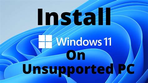 How To Install Windows 11 On Unsupported Hardware Pc Cpu And Tpm 12 Youtube