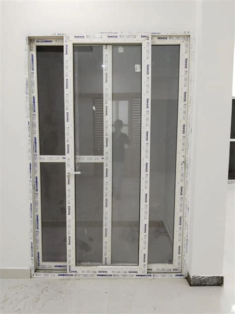 Pristine White Upvc 3 Track Sliding Door For Home Exterior At Rs 500sq Ft In Lucknow