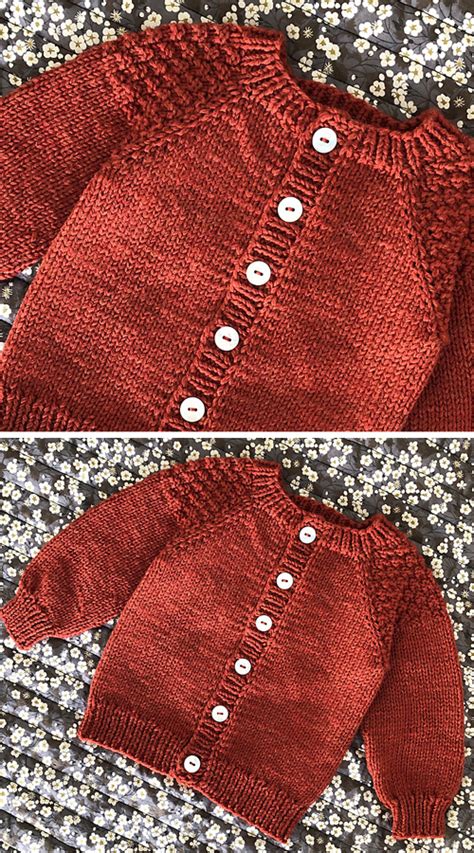 Amazing Knitting: Favorite Cardigan Baby - Knitting Pattern