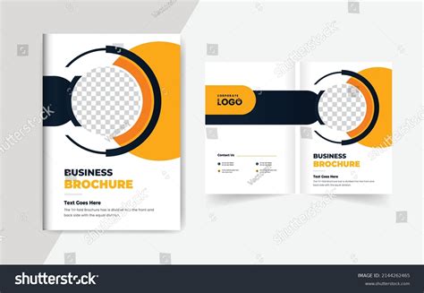 Company Business Brochure Cover Page Annual Stock Vector Royalty Free