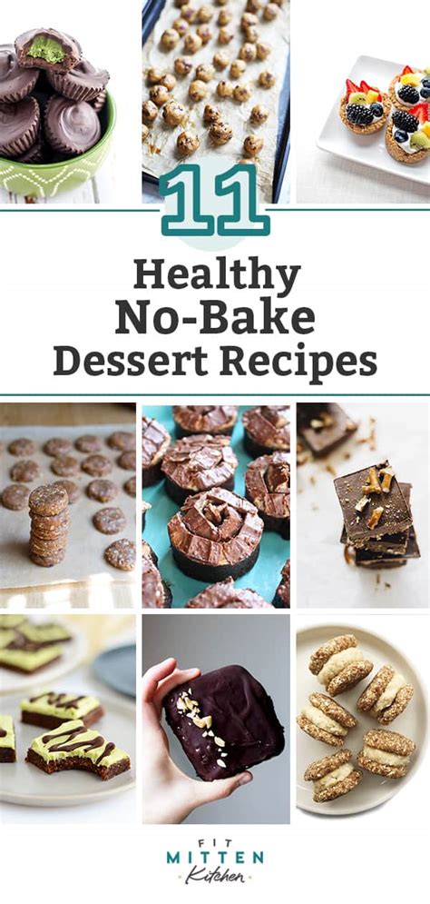 11 Amazing Healthy No-Bake Dessert Recipes • Fit Mitten Kitchen