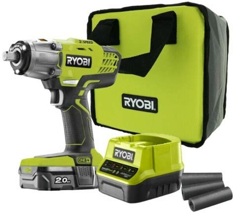 Ryobi R Iw S One Cordless Speed V Impact Wrench Starter Kit