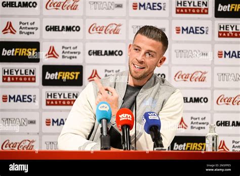 Antwerp S Toby Alderweireld Pictured During A Press Conference Of