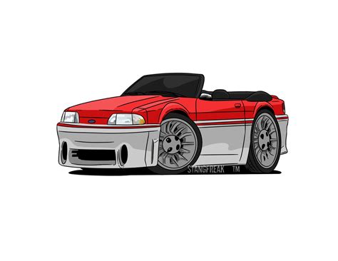 Foxbody Convertible Gt Sticker Foxbody Decal Foxbody Mustang Etsy