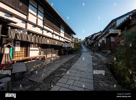 Historic Village On Nakasendo Street Traditional Houses Magome Juku