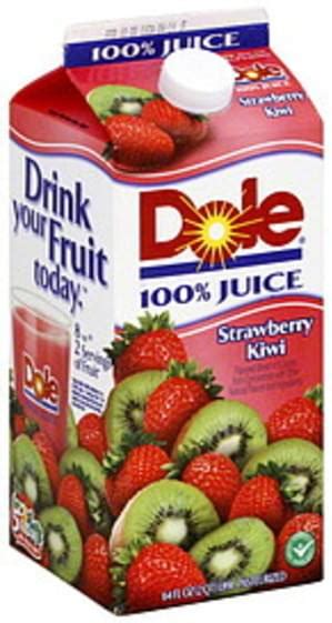 Dole Strawberry Kiwi Juice 64 Oz Nutrition Information Innit