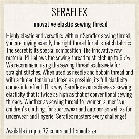 Whale Seraflex 7840 1360 Metller Thread Hawthorne Supply Co