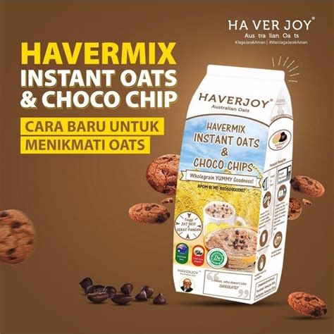 Jual Haverjoy Havermix Instant Oats Choco Chips Kg Australian Oat