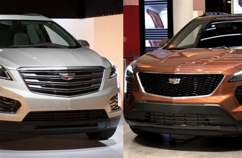 Cadillac XT4 Vs Cadillac XT5 Dimensional Comparison