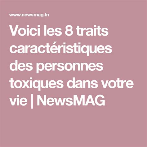 Voici les 8 traits caractéristiques des personnes toxiques dans votre vie