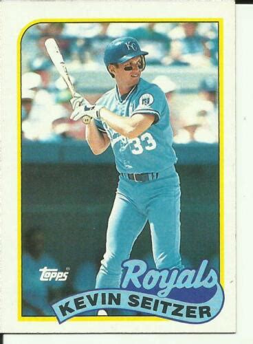 Topps Baseball Card Kevin Seitzer Royals Ebay