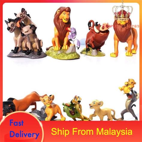 9pcs set The Lion King 狮子王 Simba Nala Timon Model Figure PVC Action