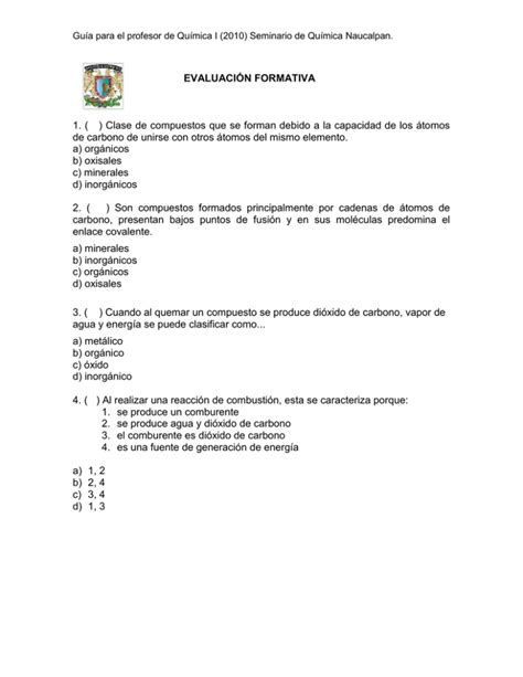 Cuestionario Portal Académico Del Cch