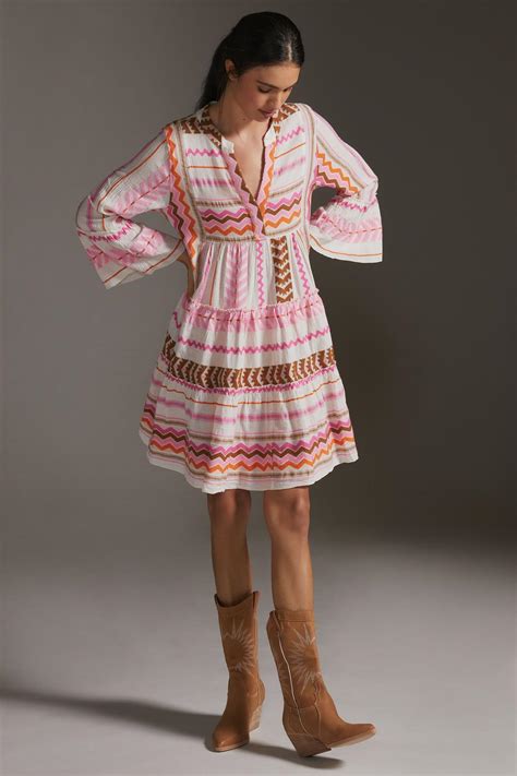 Devotion Twins The Ella Embroidered Tunic Dress Anthropologie Japan