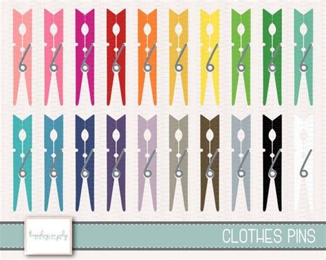 Clothes Pin Clothespin Hand Drawn Clipart Set Commercial - Etsy | Clip art, How to draw hands ...