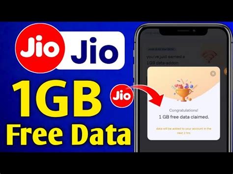 Jio Free Gb Data New Offer Today How To Get Free Data On Jio