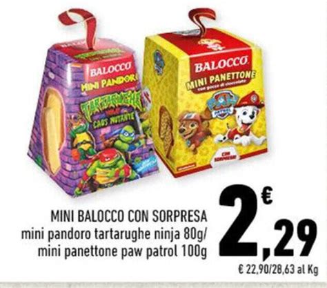 Mini Balocco Con Sorpresa G Mini Panettone Paw Patrol G Offerta Di