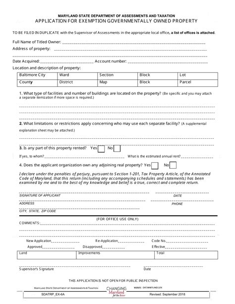 Personal Exemptions Worksheet Maryland