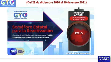 Oficial Guanajuato En Sem Foro Rojo A Partir Del De Diciembre La