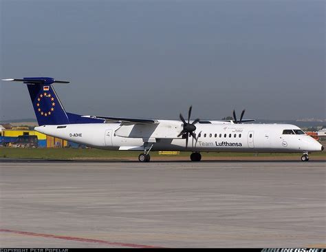 Bombardier Dhc 8 402 Q400 Team Lufthansa Augsburg Airways Aviation Photo 0986428