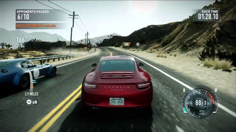 Need For Speed The Run Porsche 911 Carrera S 2012 Desert Test Drive Hd