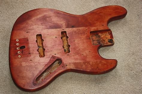 1970 1971 1972 Fender Jazz Bass Body Refinished Reverb Uk