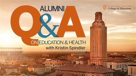 Alumni Q A With Kristin Spindler Ed D 23 YouTube