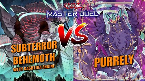 One Shot Duel Subterror Behemoth Kashtira Vs Purrely Yu Gi Oh