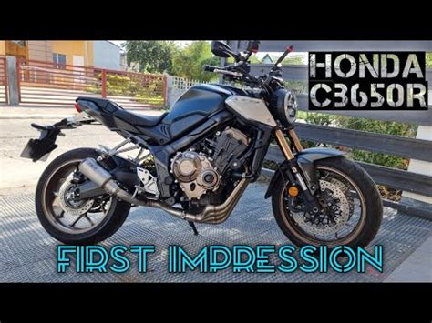 HONDA CB650R FIRST IMPRESSION BASIC REVIEW YouTube