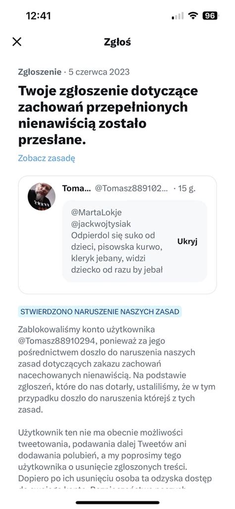 MirekfraBergen on Twitter Koleżanko MartaLokje melduje