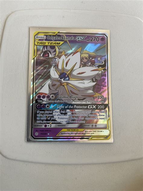 Solgaleo Lunala Gx Tag Team Cosmic Eclipse Pokemon Tcg