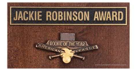 Mlb Rookie Of The Year Award Baseball Almanac