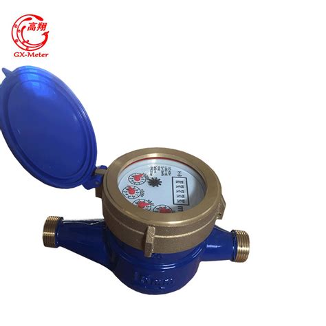 China Multi Jet Vane Wheel Dry Type Brass Water Meter China Water