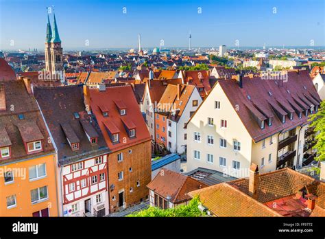 Nuremberg Germany Old Town Skyline Stock Photo Alamy