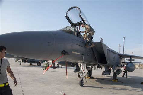 F 15e Strike Eagles Arrive At Adab To Support Ongoing Operations Air