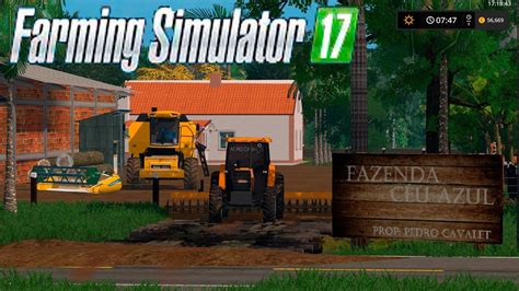 NOVO MAPA FAZENDA CÉU AZUL MAPA BRASILEIRO FARMING SIMULATOR 17