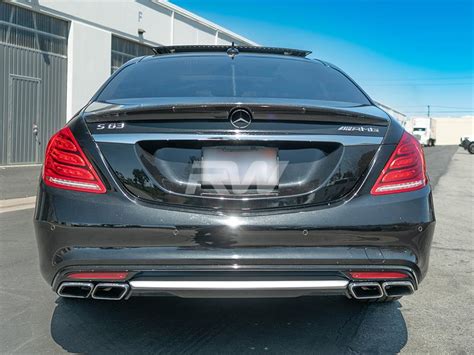 Mercedes W S Class Carbon Fiber Trunk Spoiler S S S S