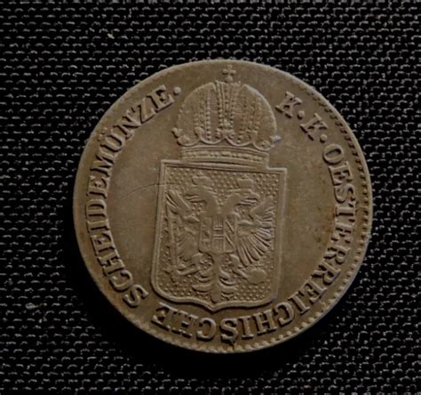 ÖSTERREICH 6 KREUZER 1849 A Wien Franz Joseph I Scheidemünze EUR 5