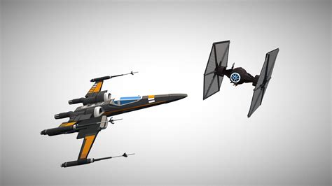 Star Wars Fighter 3d Model By Juliensuard D90b900 Sketchfab