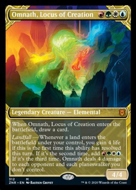 Magic The Gathering Zendikar Rising Single Card Mythic Rare Omnath