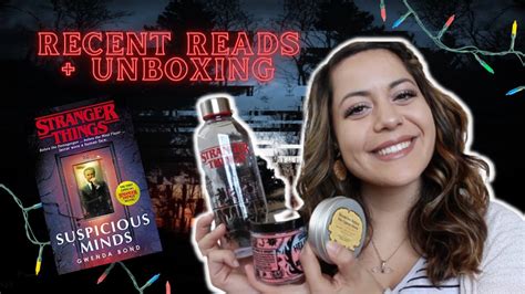 Happy Stranger Things Day Recent Reads Unboxing Youtube