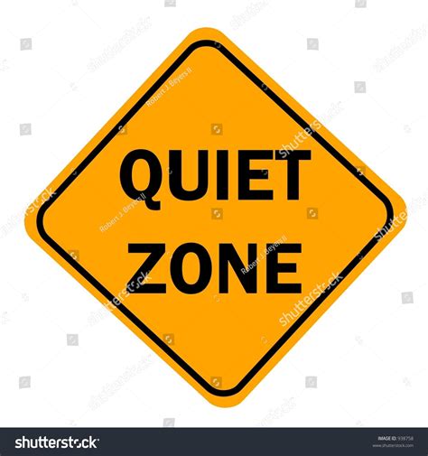 Quiet Zone Sign Isolated On White Stock Illustration 938758 Shutterstock