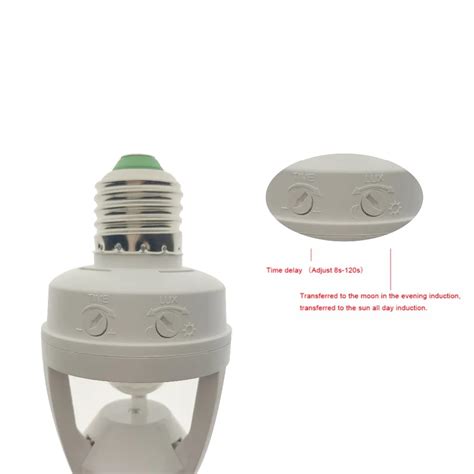 360 Degrees Pir Induction Motion Sensor Ir Infrared Human E27 Plug