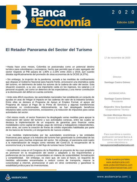 PDF El Retador Panorama Del Sector Del Turismohacia 2024 Se