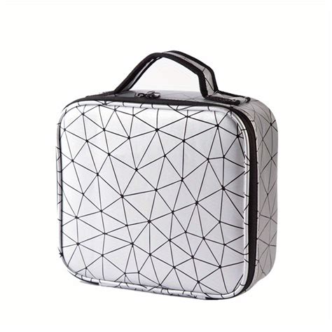 Waterproof Rhombus Toiletry Bag Portable Large Capacity Compartment